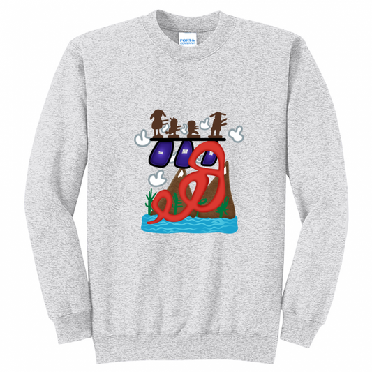 Drawn to Spokane Crew Neck
