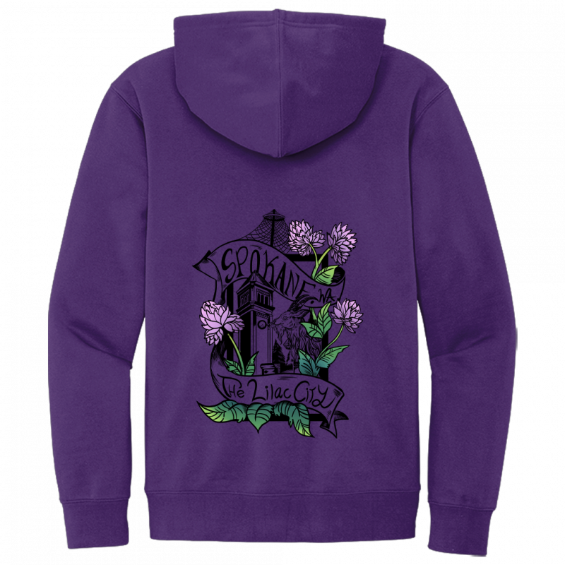 Lilacs and Landmarks Hoodie