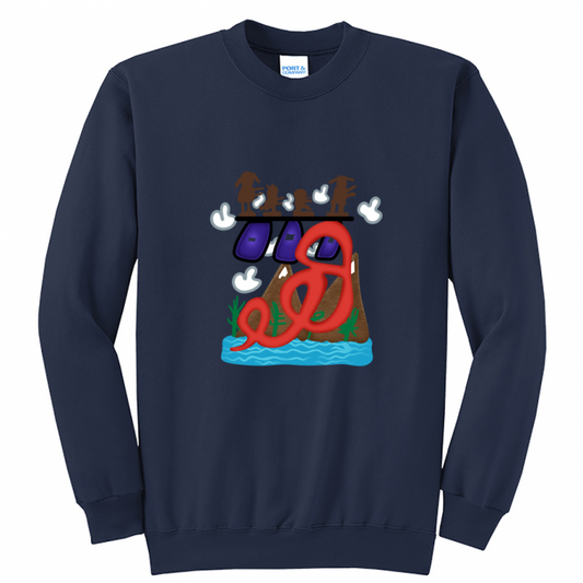 Drawn to Spokane Crew Neck