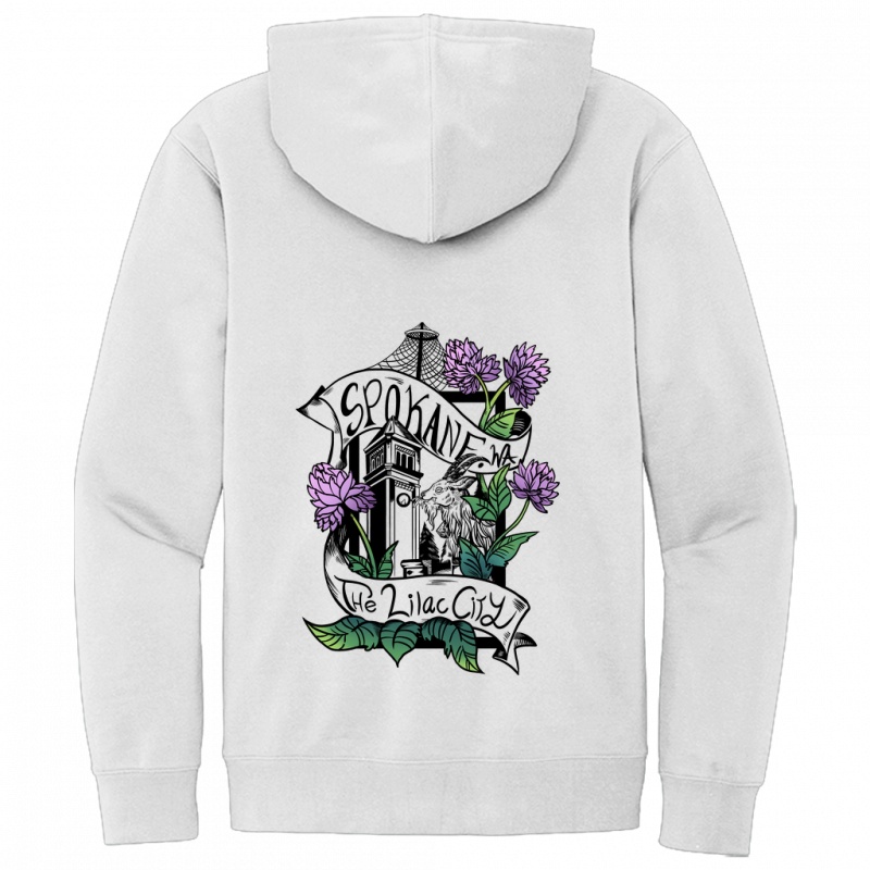 Lilacs and Landmarks Hoodie